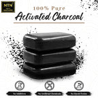 NTN Activated Charcoal Handmade Luxurious Bathing Bar Soap - 120gm