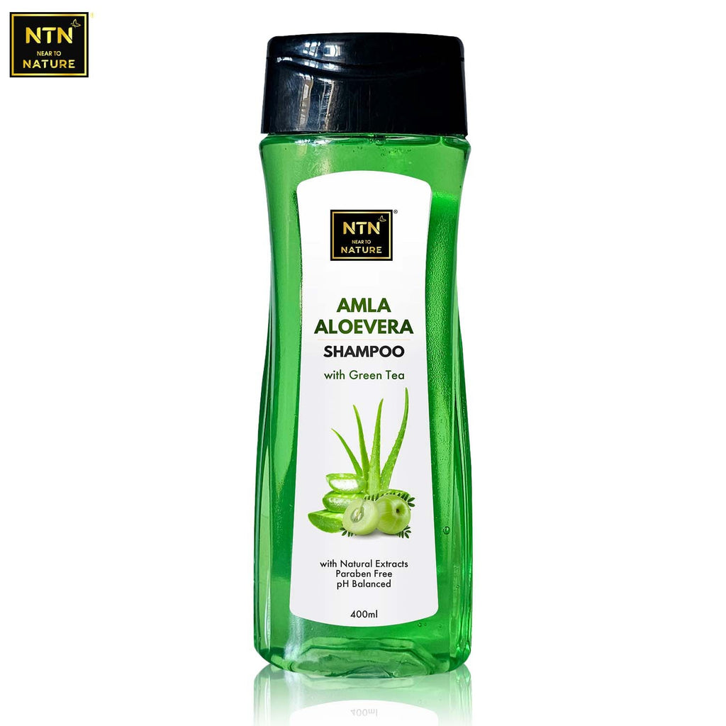 NTN Amla Aloevera Shampoo With Green Tea - 400ml