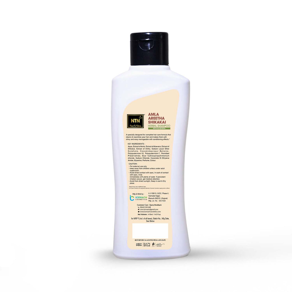 NTN Amla Areetha Shikakai Herbal Shampoo 415ml