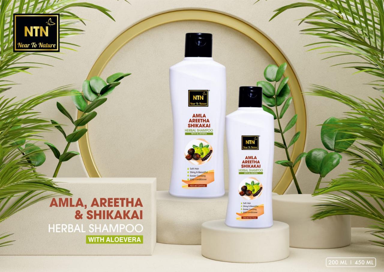 NTN Amla Areetha Shikakai Herbal Shampoo 415ml