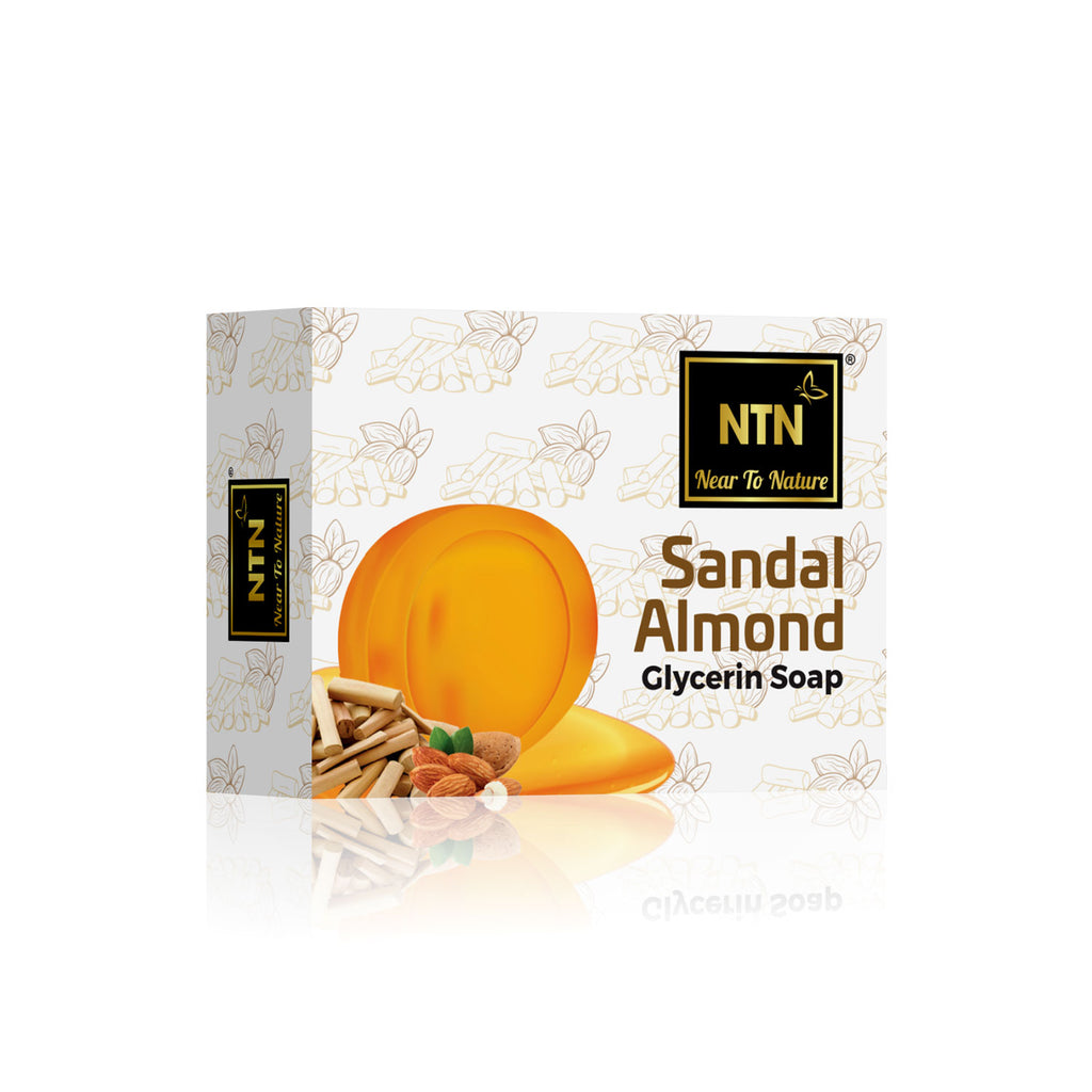 NTN Sandal Almond Glycerin Soap - 100gm