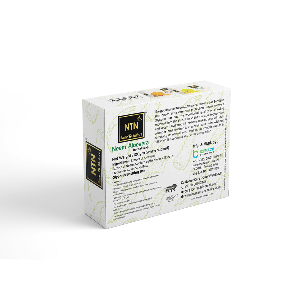 NTN Neem Aloevera Herbal Soap - 100gm