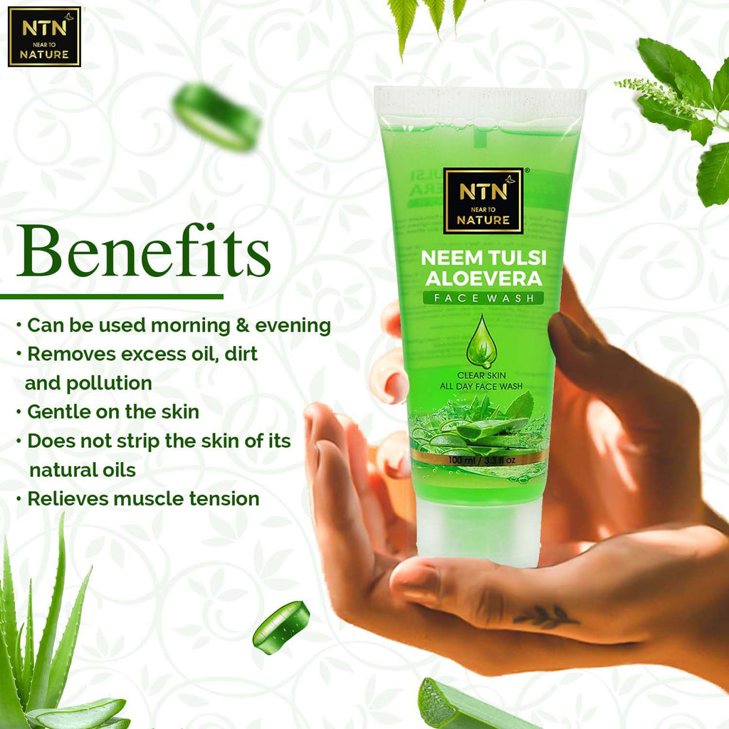 NTN Neem Tulsi Aloevera Face Wash - 100ml