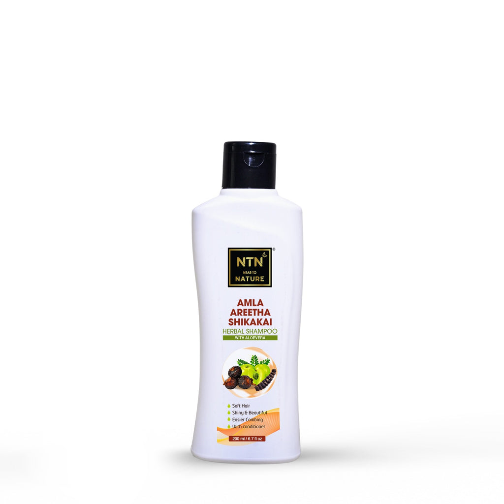 NTN Amla Areetha Shikakai Herbal Shampoo - 200ml