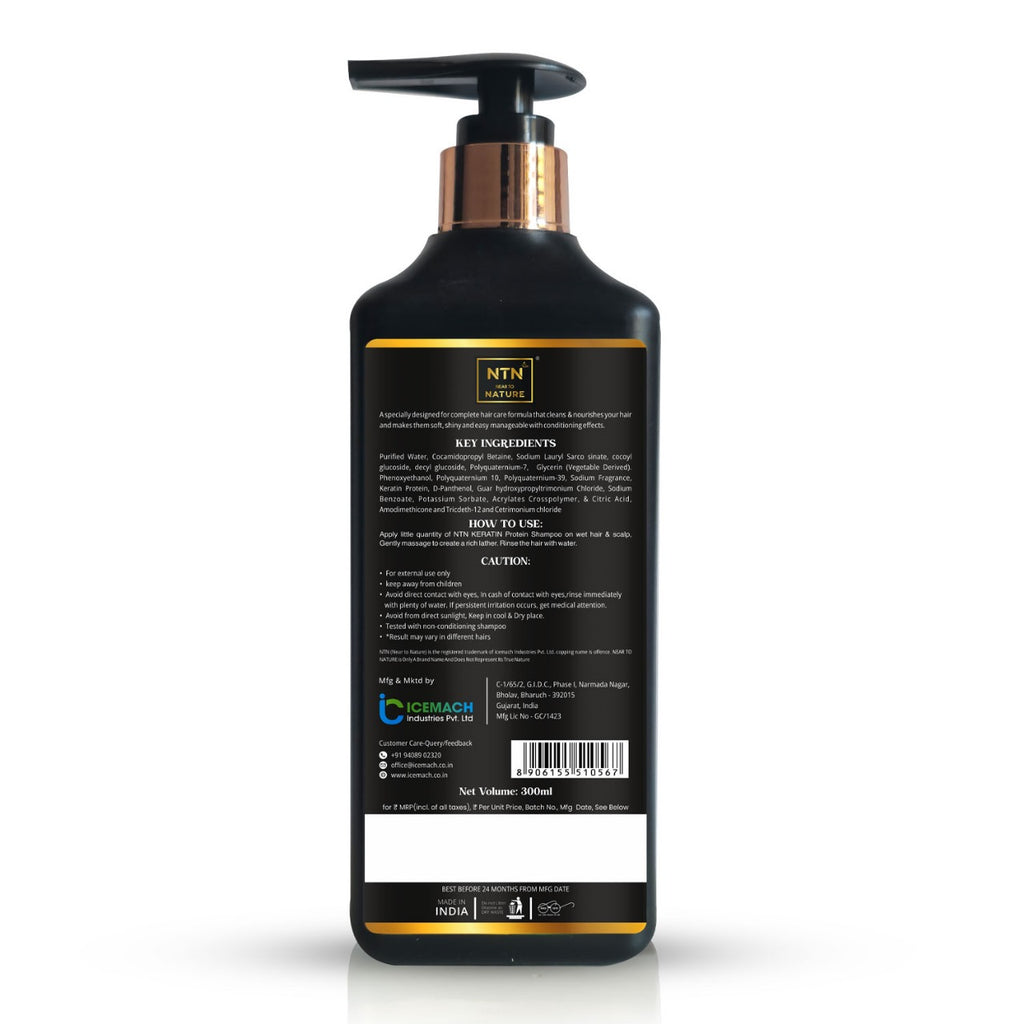 NTN Keratin Protein Hair Shampoo 300ml