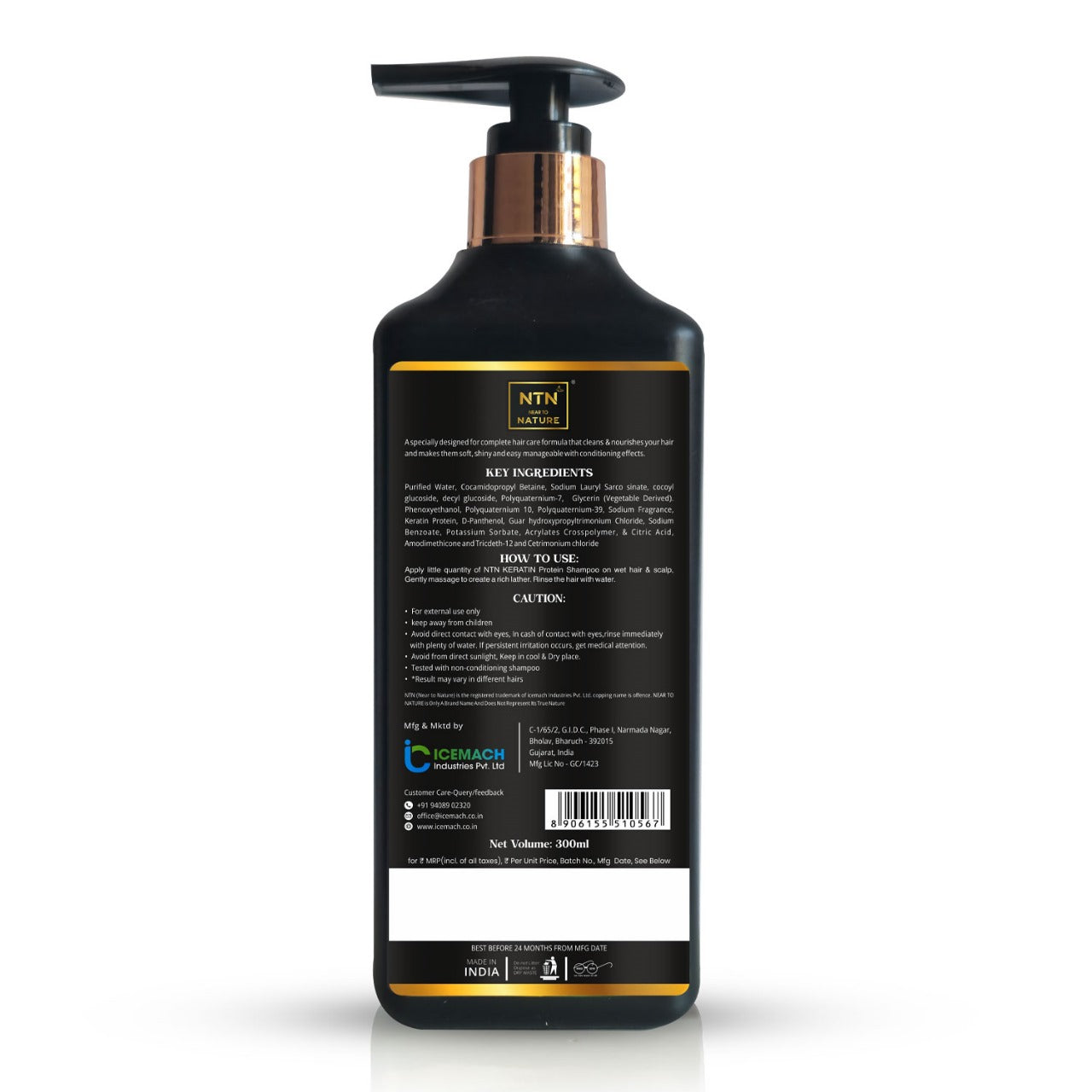 NTN Keratin Protein Hair Shampoo 300ml